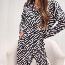 Indie Collection Zebra Pajama Set New Arrivals