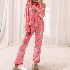 Indie Collection Tiger Pajama Set New Arrivals