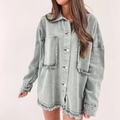 Indie Collection New Arrivals Julia Shacket - Olive