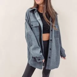 Indie Collection New Arrivals Oversized Amelia Shacket