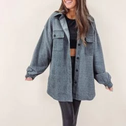 Indie Collection New Arrivals Oversized Amelia Shacket