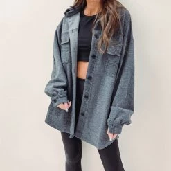 Indie Collection New Arrivals Oversized Amelia Shacket