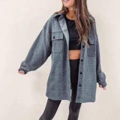 Indie Collection New Arrivals Oversized Amelia Shacket