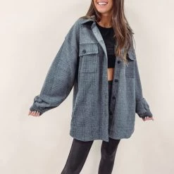 Indie Collection New Arrivals Oversized Amelia Shacket