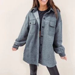 Indie Collection New Arrivals Oversized Amelia Shacket