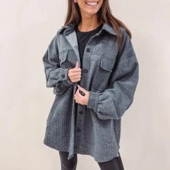 Indie Collection New Arrivals Oversized Amelia Shacket