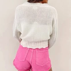 Indie Collection Embroidered Cardigan Sweater New Arrivals