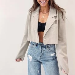 Indie Collection Mandy Cropped Blazer