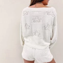 Indie Collection Vacay Collection Pixie Sweater Shorts Set