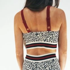 Indie Mae Clothes Snow Leopard Sports Bra