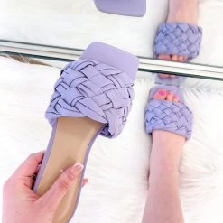 Indie Collection Lavender Woven Sandal New Arrivals