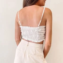 Indie Collection New Arrivals Butterfly Crop Top