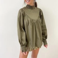 Indie Collection Demi High Neck Top New Arrivals
