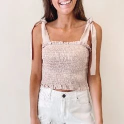 Indie Collection Adair Smocked Top (Multiple Colors) USA Collection