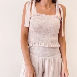 Indie Collection Adair Smocked Top (Multiple Colors) USA Collection