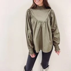 Indie Collection Demi High Neck Top New Arrivals