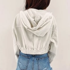 Indie Collection Cord Zip Up Jacket New Arrivals