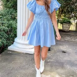 Indie Collection USA Collection Belle Dress - Blue