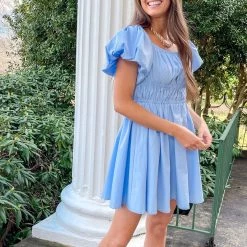 Indie Collection USA Collection Belle Dress - Blue