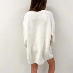 Indie Collection New Arrivals Amanda Sweater Tunic - Cream