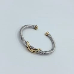 Indie Mae Cross Cable Bracelet Jewelry