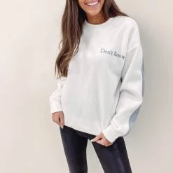 Indie Collection Don't Care Pullover New Arrivals