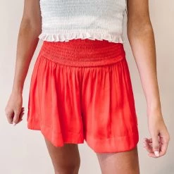 Indie Mae Adair Smocked Shorts (Multiple Colors) USA Collection
