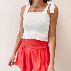 Indie Mae Adair Smocked Shorts (Multiple Colors) USA Collection