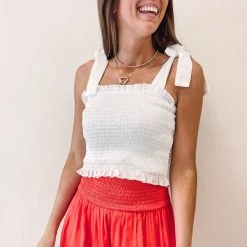 Indie Collection Adair Smocked Top (Multiple Colors) USA Collection