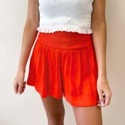 Indie Mae Adair Smocked Shorts (Multiple Colors) USA Collection