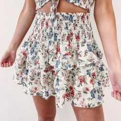 Indie Collection New Arrivals Leigh Smocked Skirt