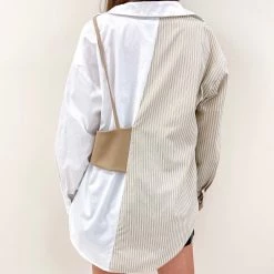 Indie Collection Contrast Button Up