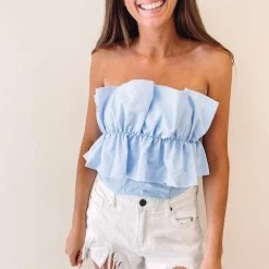 Indie Collection USA Collection Kelly Ruched Top