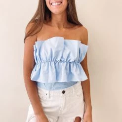 Indie Collection USA Collection Kelly Ruched Top