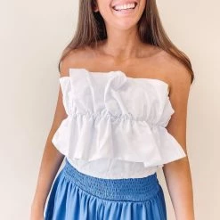 Indie Collection USA Collection Kelly Ruched Top