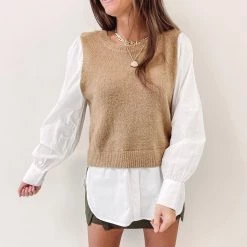 Indie Collection Amy Sweater Button Up New Arrivals