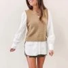 Indie Collection Amy Sweater Button Up New Arrivals