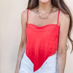 Indie Collection USA Collection Star Bandana Top