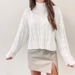 Indie Collection New Arrivals Croc Print Mini Skirt - Taupe