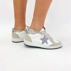 Indie Collection Baller Sneakers - Lilac Star New Arrivals