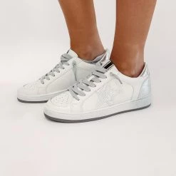 Indie Collection New Arrivals Baller Sneakers - Silver