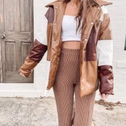 Indie Collection New Arrivals Knit Ribbed Flare Leggings