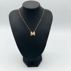 Indie Mae Jewelry Crystal Initial Necklace