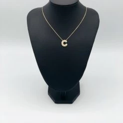 Indie Mae Jewelry Crystal Initial Necklace