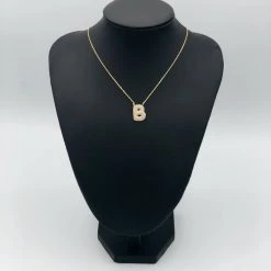 Indie Mae Jewelry Crystal Initial Necklace