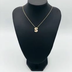 Indie Mae Jewelry Crystal Initial Necklace