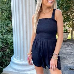 Indie Collection Adair Romper - Black