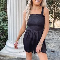 Indie Collection Adair Romper - Black