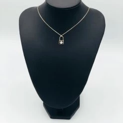 Indie Mae Sterling Silver Lock Necklace Jewelry