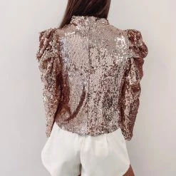 Indie Collection Gala Sequin Top